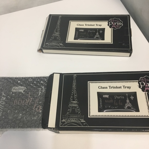 Glass Trinket Tray, NIB, Paris - Picture 2 of 5